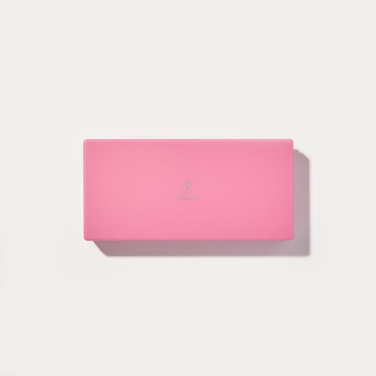 Tabuu 7 Day Pill Case With Mirror Flamingo Pink Tabuu Ltd